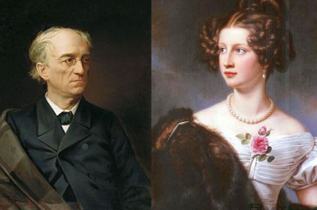Фёдор Тютчев (1860-е) и Амалия Лерхенфельд (1820-е) (spb.aif.ru)
