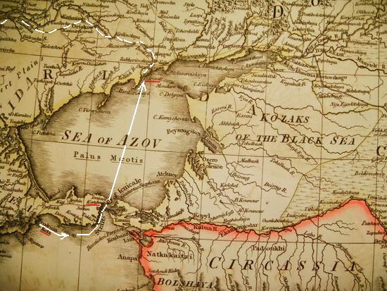1806_b__kozaks_of_the_black_sea_on_the_map_1806
